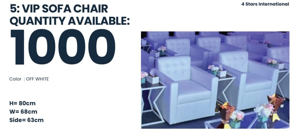 event rental furniture