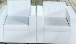 White sofa rental Saudi Arabia luxury lounge setup event
