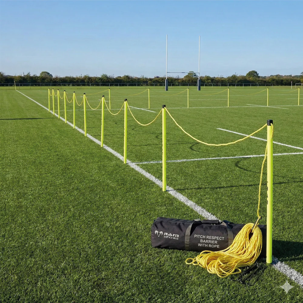 Wire rope safety barrier system with green posts along highway showing heavy duty cable barrier rental