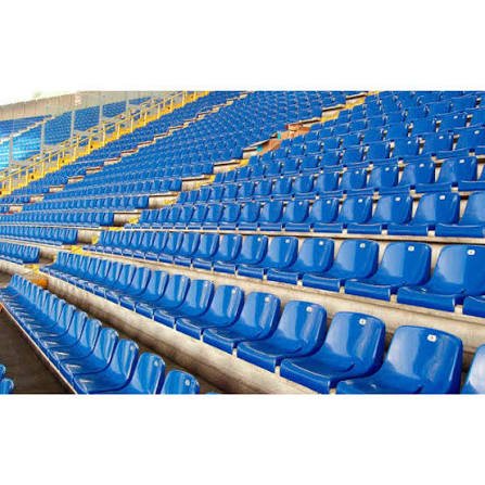 Modular tiered grandstand seating system with crowd barriers rental KSA