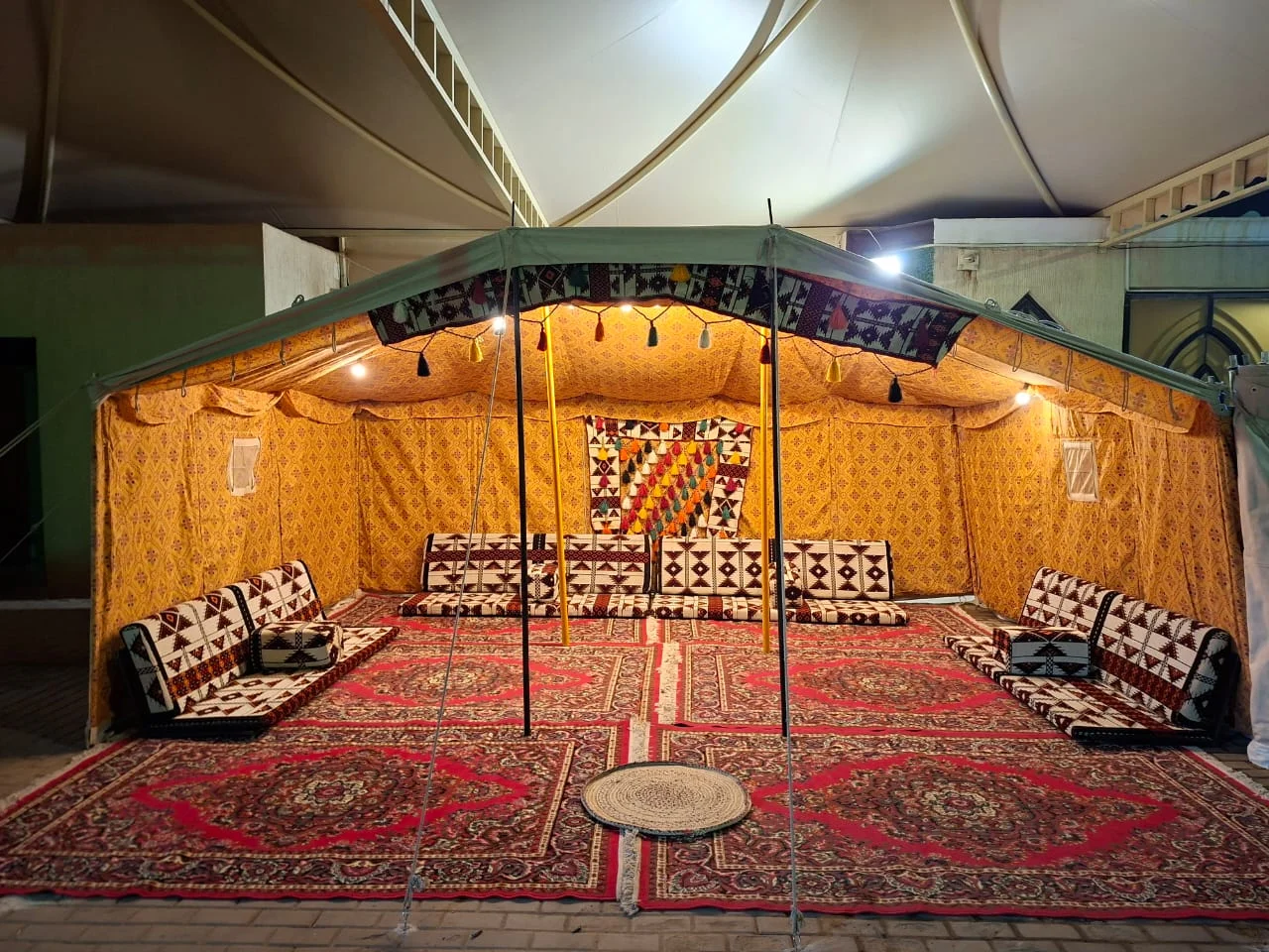 Modern luxury wedding tent rental with elegant interior design